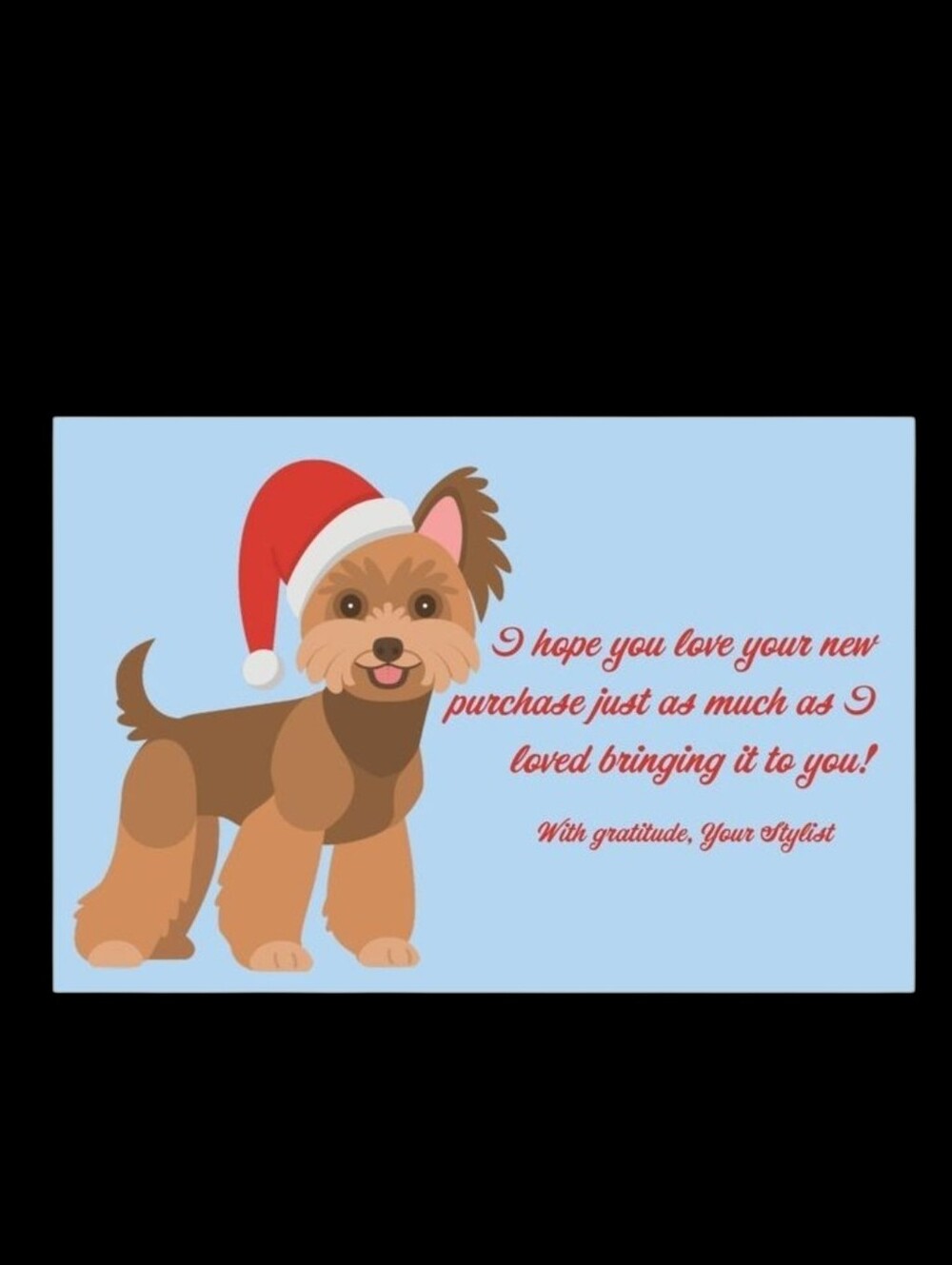 25ct. 4x6 Holiday Dog Thank You Cards -3 Random Polymailers ✨️PRICE FIRM✨️ - Picture 2 of 5